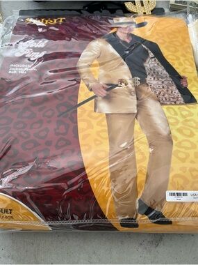 Spirit Gold Pimp Costume - Gold and Black